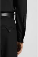 HUGO Camicia da uomo Kenno slim fit in jersey elasticizzato, Nero , 39 - 6