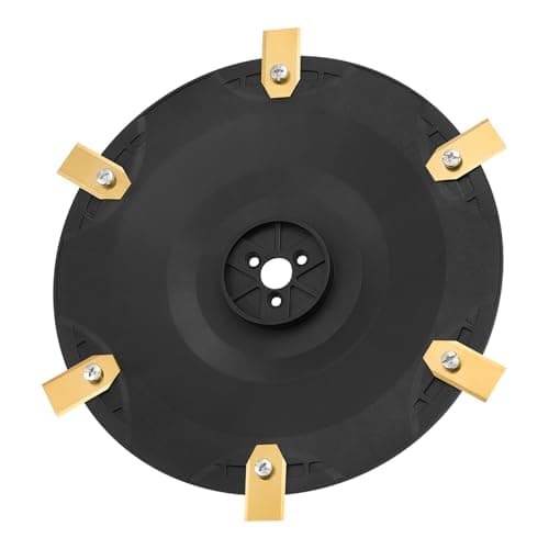 FourShow 【Cut More Efficiently】 Robotic Lawn Mower Blade Plate 6 Replacement Blades Compatible with Husqvarna G3-P2 Automower 320, 330X.