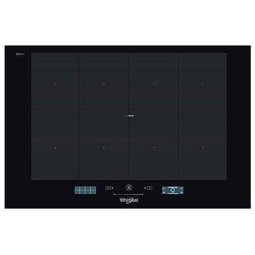 Whirlpool SMP 778 C/NE/IXL hobs Negro Integrado Con - Placa (Negro, Integrado, Con placa de inducción, iXelium, Sin marco, 7400 W)