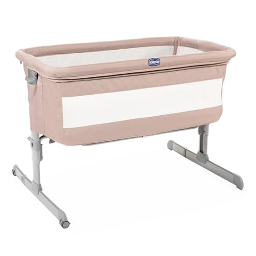 Chicco Next2Me Babybett, Beistellbett Für Cosleeping, Kinderbett Mit Matratze, 94 x 69 x 81 cm, 9 Kg, Beige