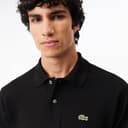 Lacoste Herren Polo-Shirt Kurzarm L1212, Männer Polo-Hemd,2 Knopf,Regular Fit,Schwarz,8 - 3
