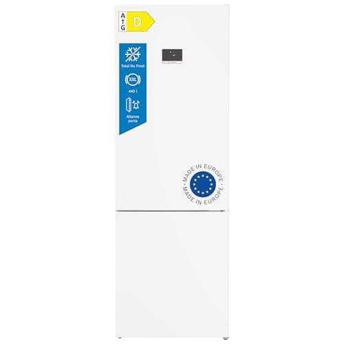 Bosch KGN497WDF Serie 4, Frigorifero combinato da libera installazione, Total No Frost, VitaFresh XXL: Spazio extra-large per i tuoi cibi freschi, PerfectFit, Luce LED, Bianco, 203 x 70 cm