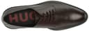 HUGO Men's Kerr Leather Derby Shoe Oxford, Hickory Brown, 5 UK - 5