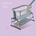 Maxi-Cosi Iora Air Beistellbett Baby, Co-Sleeper mit Allround-Netzgewebe, 0–6 Monate (9 kg), Schaukelmodus, 4 Neigungs- & 5 Höhenstufen, Leichtes Schieben, Leicht zu Tragen, 2 Räder, Beyond Grey - 5