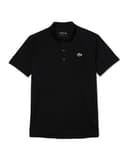 Lacoste Herren Polo-Shirt Kurzarm DH3201, Männer Polo-Hemd,3 Knopf,Regular Fit,Schwarz,5 (L) - 1