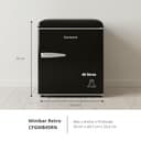 Corberó - Frigorífico Retro Estático | CF1PG45RN | 45L | 55 cm| Luz interior | Patas niveladoras | Negro - 6