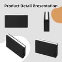 DGAZ Inserto de Soporte en Satén Premium para Bolso Gucci-Marmont, Espuma de Memoria, Protección Elegante para Bolsos de Lujo (Noir, Marmont Mini16) - 4