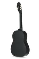 Juan Miguel Navarrez guitarra de concierto - guitarra clásica - 4/4 negra - set de iniciación - incl. funda, púas, libro, afinador - 3