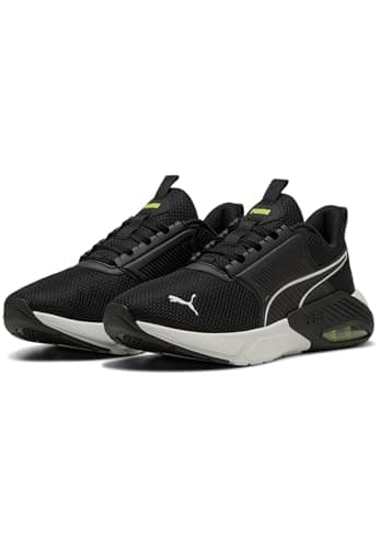Puma - X-Cell Nova FS, Zapatillas para Correr de Carretera Unisexo, Puma Black-Yellow Alert,