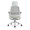 Steelcase Series 1 Ergonomischer Bürostuhl mit LiveBack Lumbalstütze, 4D-Armlehnen, anpassbarer Kopfstütze Beige, 66 x 64 x 112 - 5