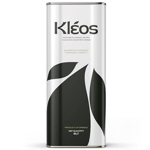 Kleos Extra Natives Olivenöl 5 Liter - Ernte 2025-26 - Reich an Polyphenolen - Kaltgepresst aus Griechenland - Premium Qualität - MHD: 31/07/2027