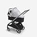 Bugaboo Capota ventilada Dragonfly, extensible para una protección adicional y una protección solar óptima, repelente al agua, Misty Grey - 3
