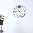 Giallobus - Orologio Bilay - Simple relief - Legno Mdf - Premium 45x45cm - n.02 Wall - Artigianale Made in Italy - Silenzioso - Idea regalo - Moderni doppio livello - 4