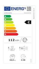 LG RH10V9AV4W Asciugatrice Smart a Carica Frontale 10kg, Serie V9, Classe C, Condensazione con Pompa di calore DUAL Inverter, Eco Hybrid, Condensatore autopulente, Allergy Care, Wi-Fi, Bianca - 16