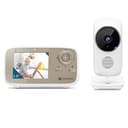 Motorola Nursery VM483 - Video Baby Monitors - Video Baby Monitor - 2.8 Inch Parental Unit - Infrared - Digital Zoom - Talk-Back Function, White (VM 483) - 1