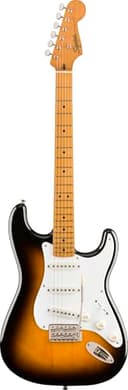 Squier by Fender Classic Vibe '70s Stratocaster, Olympic White – Chitarra Elettrica con Tastiera in Lauro, Tremolo Vintage e Hardware Placcato Nichel - 1