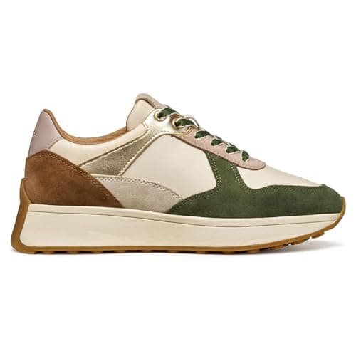 Geox D Amabel, Zapatillas Mujer, Beige, 38 EU