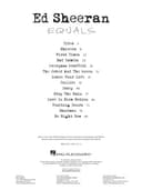 Ed Sheeran: Equals PVG: Equals: Piano/Vocal/Guitar - 3