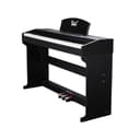 Glarry Digital Piano 88 Weighted Keys, 88 Key Keyboard Fully Weighted for Beginner, Full Size Electric Keyboard Piano with USB/MIDI, Record, LCD, 3 Pedals, Dual Stereo Speakers, Upright Stand (Black) - 1