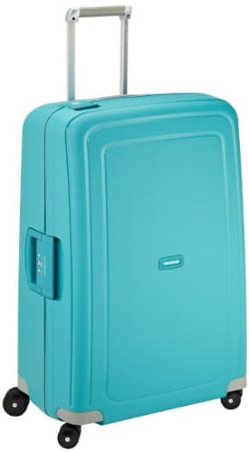 Samsonite S'Cure - Spinner L Valigia, L 75 cm, 102 L, Blu (Aqua Blue)