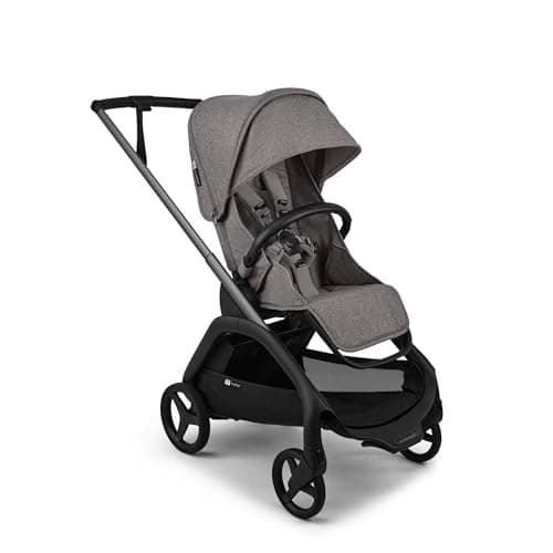 Passeggino Bugaboo Dragonfly Plus, Carrozzina Compatta da Città, Chiusura ad una Mano, Seduta Reclinabile e Reversibile, Adatto a Neonati e Bambini fino a 22 kg, Leggero da Trasportare, Grey Melange