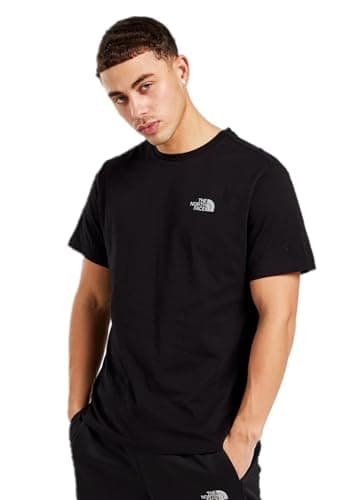 THE NORTH FACE Men's Simple Dome Reflective Logo Black (UK, Alpha, XXL, Regular, Regular, Black)