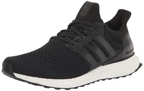 adidas Women's Ultraboost 1.0 Sneaker, Black/Black/White, 8
