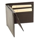 Old Angler Firenze Portafoglio in vera pelle | Protezione RFID integrata | Cuoio fiorentino conciato vegetale | Portafoglio in pelle nero con 2 scomparti - 5