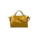 Cheval Firenze Algedi Handtasche, echtes Leder, hergestellt in Italien, gelb - 3