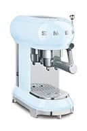 Smeg, ECF01PBEU Manual Espresso -Maschine, Cappuccino -System, Thermoblock, große Tassengehäuse und Doppelkaffeefunktion, 1 l Wassertank, kompakte Abmessungen, 1350W, Pastellblau - 1