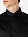 Armani Exchange Men's Stretch Satin Slim Casual Shirt, black - 3