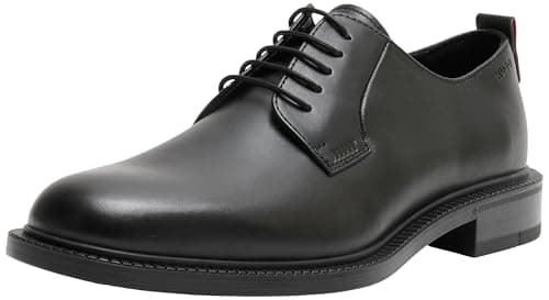 HUGO Lysander_derb_pllt Derby Shoes - Scarpe da uomo, Nero , 44 EU