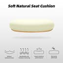 Daccormax Bürostuhl Ergonomisch, Schreibtischstuhl mit Verstellbarer Kopfstütze, Armlehnen, Lendenwirbelstütze, Drehstuhl Wippfunktion, Chefsessel aus Mesh,Rückenschonend, Bürostuhl 150kg - 7