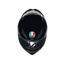 AGV - K1 S E2206, Casco Moto Integrale ECE, Stile Racing con Spoiler Aerodinamico, Prese d'Aria e Visiera Antigraffio, Campo Visivo 190°, Predisposizione Interfono, Nero, L - 7