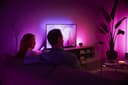 Philips Hue White & Color Ambiance Bloom Tischleuchte (500 lm), dimmbare Tischleuchte für das Hue Lichtsystem mit 16 Mio. Farben, smarte Lichtsteuerung über Sprache oder App, schwarz - 10