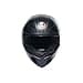 AGV - Helmet K1 S E2206, Full-face Motorbike Helmet, ECE, for Men, Racing Style with Spoiler, Air Intakes and Scratch Resistant Visor, 190° Field of View, with Intercom Ready, Matt Black - 2