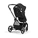 CYBEX Gold Passeggino 2-in-1 EOS, Sistema da Viaggio, Dalla Nascita fino a 22 kg (circa 4 Anni), Moon Black - 2