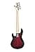 Sterling by Music Man StingRay Ray5 HH Ruby Red Burst Satin 5-snarige elektrische basgitaar (GSU RAY5HH-RRBS-R1) - 4