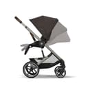 CYBEX Gold Kinderwagen Balios S Lux, Ergonomische Liegeposition, Einhand-Gurtsystem, Ab Geburt bis 22 kg (ca. 4 Jahre), Chocolate Brown - 8