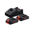 Bosch Professional 18V System set inicial de baterías: 2 baterías ProCORE18V 4.0Ah + cargador rápido GAL 18V-40 - 1