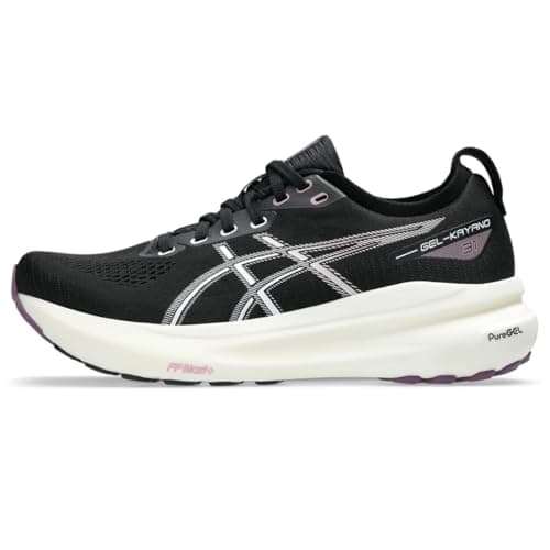 ASICS Gel-Kayano 31 Women's Running Shoes, black silver, 38 EU