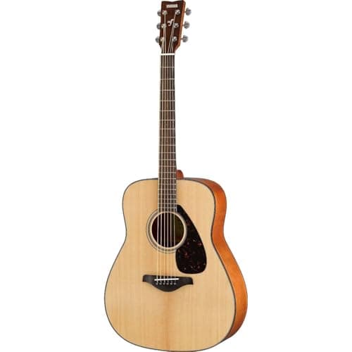 Yamaha FG800 Chitarra Folk, Chitarra Acustica 4/4 in Legno, Corpo Tradizionale Western con Suono Autentico, Adatta per Principianti, Colore Naturale