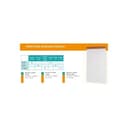 Ferplast Puerta para casetas de Exterior de Perros Modelos Domus Extra Large, BAITA 100, BAITA 120 y Canada 6, PVC Transparente contra la Lluvia, el Viento y el frío, 35 x h 59 cm, Dorado - 4