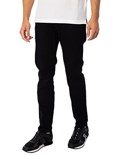 Armani Exchange Men's A|X Mens Slim Jean Denim Black 34W 30L (8NZJ13Z1SBZ1200)