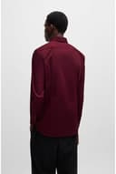 HUGO Mens Kenno Slim-fit Business Shirt in Cotton poplin - 4