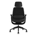 Steelcase Series 1 Upholstered Ergonomic Office Chair With LiveBack Lumbar Support, 4D Armests, Adjustable Headrest Black; Made in Europe - 5