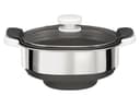 Moulinex XF384B10 - Accesorio para cocinar al vapor Cuisine Companion, capacidad de 3.7 L, suficiente para 6 personas, aporta 2 niveles de cocción adicionales a tu Cuisine Companion, asas aislantes - 2