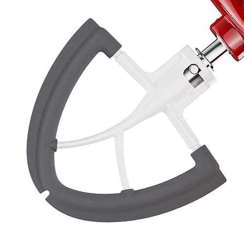 Coolcook Flachrührer Zubehör für KitchenAid-Mixer, 4,5-5 Quart für Kitchen Aid Stand Mixer Küchenmaschine, Zubehör für kitchenAid Flexirührer