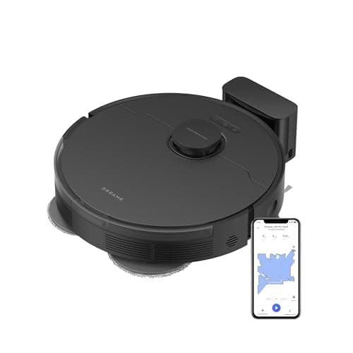 DREAME L10s Pro Gen 3 Robot Aspirador y Friegasuelos Inteligente, Succión Vormax de 13.000 Pa, Sistema de Fregado DuoScrub, Mopa con Elevación Automática 7 mm, Alcanza lo Inalcanzable, 5200 mAh, Negro