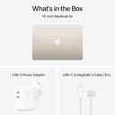 Apple 2025 MacBook Air 15-inch Laptop with M4 chip: Built for Apple Intelligence, 15.3-inch Liquid Retina Display, 16GB Unified Memory, 256GB SSD Storage, 12MP Center Stage Camera, Touch ID; Starlight - 6